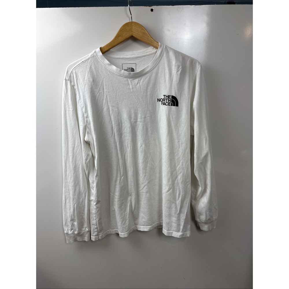 The North Face Shirt Mens Large White Since 1966 Long Sleeve ML054